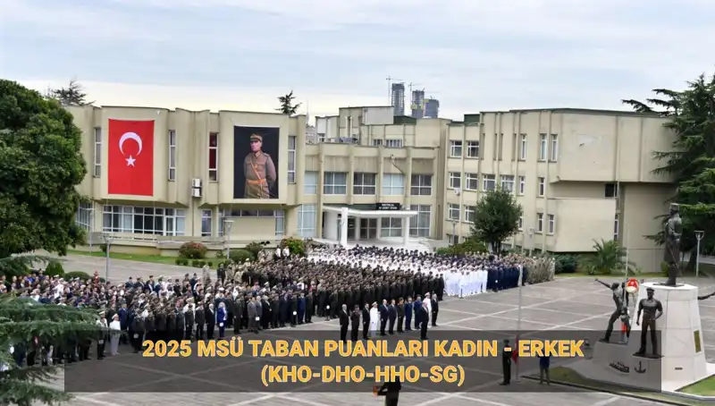 2025 MSÜ Taban Puanları Açıklandı: Harp Okulları ve Meslek Yüksekokulları