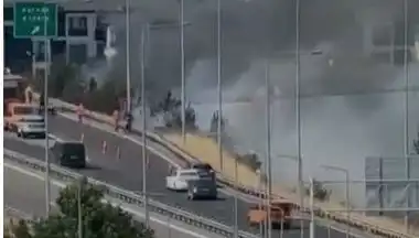 Anadolu Otoyolu’nda Sigara İzmarliti Yangını: Korku Dolu Anlar Yaşandı
