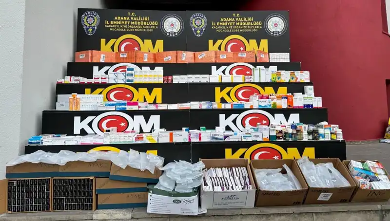 Adana'da Çarpıcı Yasa Dışı İlaç Operasyonu: 500 Bin Liralık Ele Geçirme!
