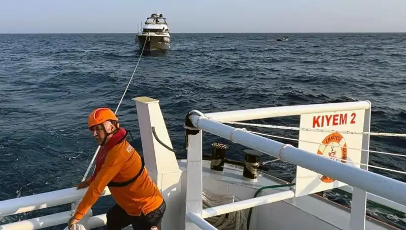 Marmaris Açıklarında Sürüklenen Tekne Dramı: Kurtarma Operasyonu Başarıyla Tamamlandı