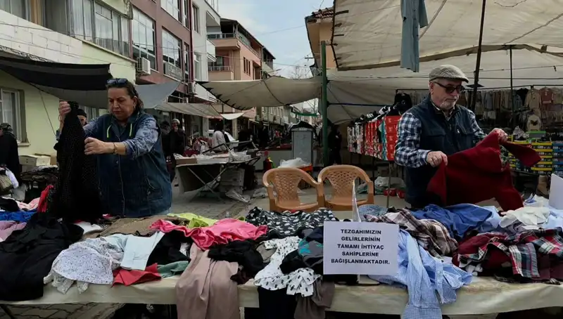 İyilik Tezgahı: Pazarda İhtiyaç Sahiplerine Ücretsiz Destek